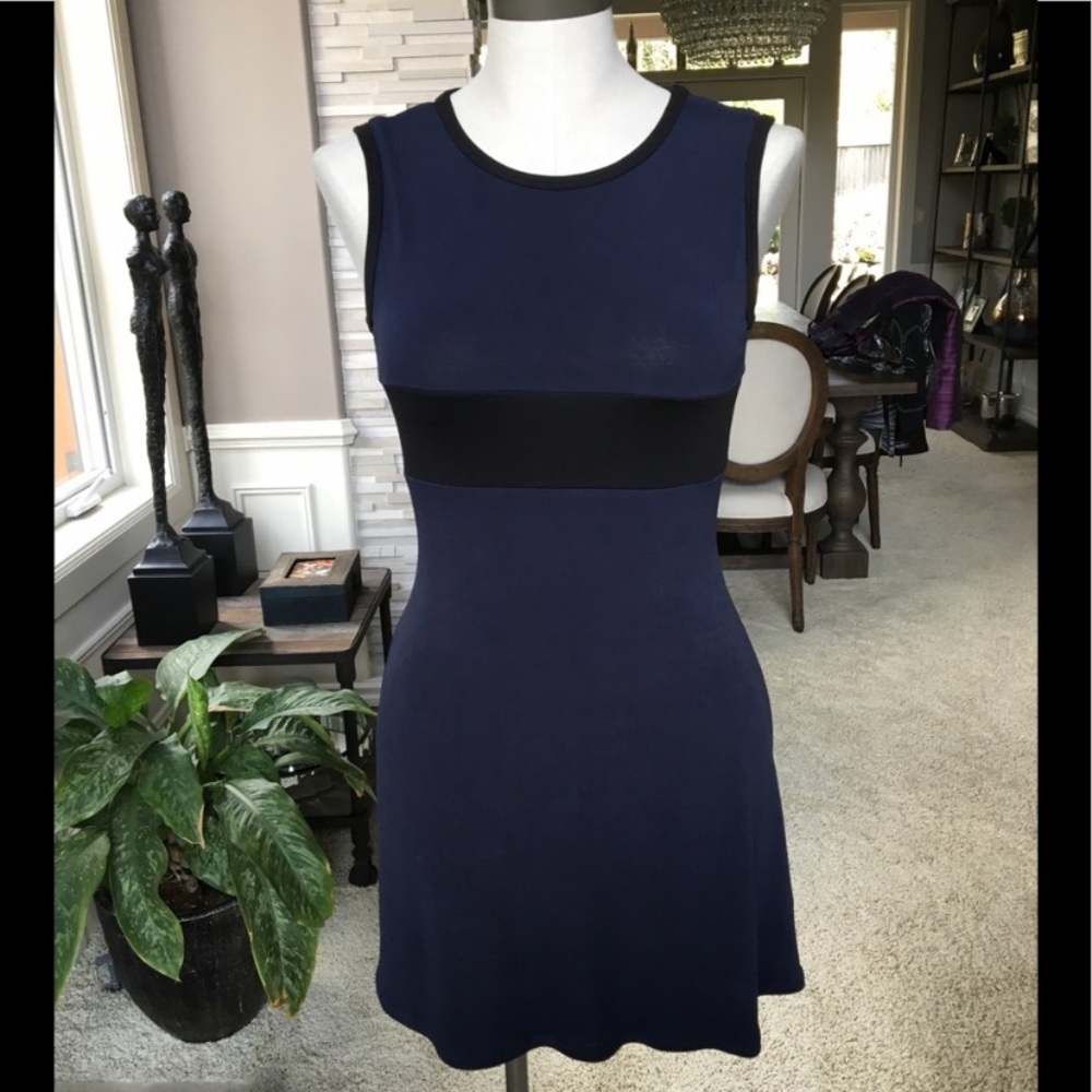 BCBG Navy Dress Small